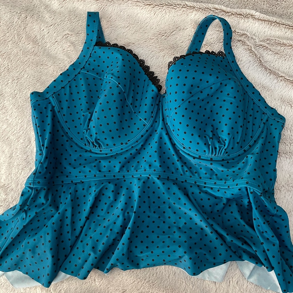 Plus size women swim top